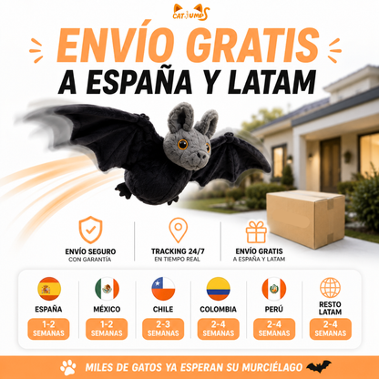 Murciélago Volador Interactivo para Gatos