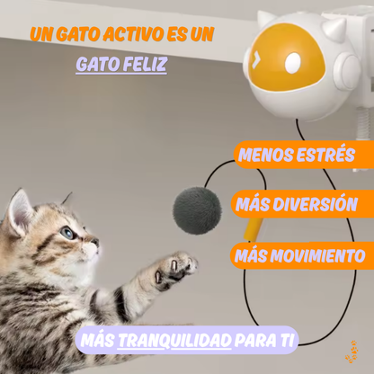 Bola Interactiva para Gatos de Interior