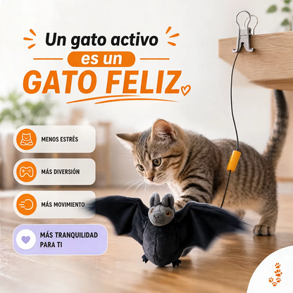Murciélago Volador Interactivo para Gatos